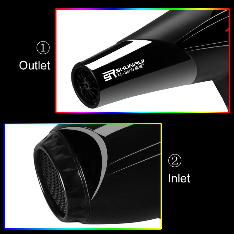 Professional Strong Power Hair Dryer for Hairdressing Barber Salon Tool Blow Dryer 220-240V Hairdry