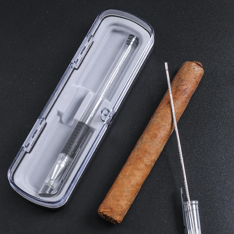 2 шт./кор. портативный дырокол из нержавеющей стали для сигар инструмент | Дом и