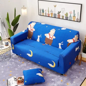 

2019 Popular Geometric Stretchable Elastic Spandex Sofa Cover For Dogs Pets Magic Slip Cover Sofa Protector 1/2/3/4 Seater