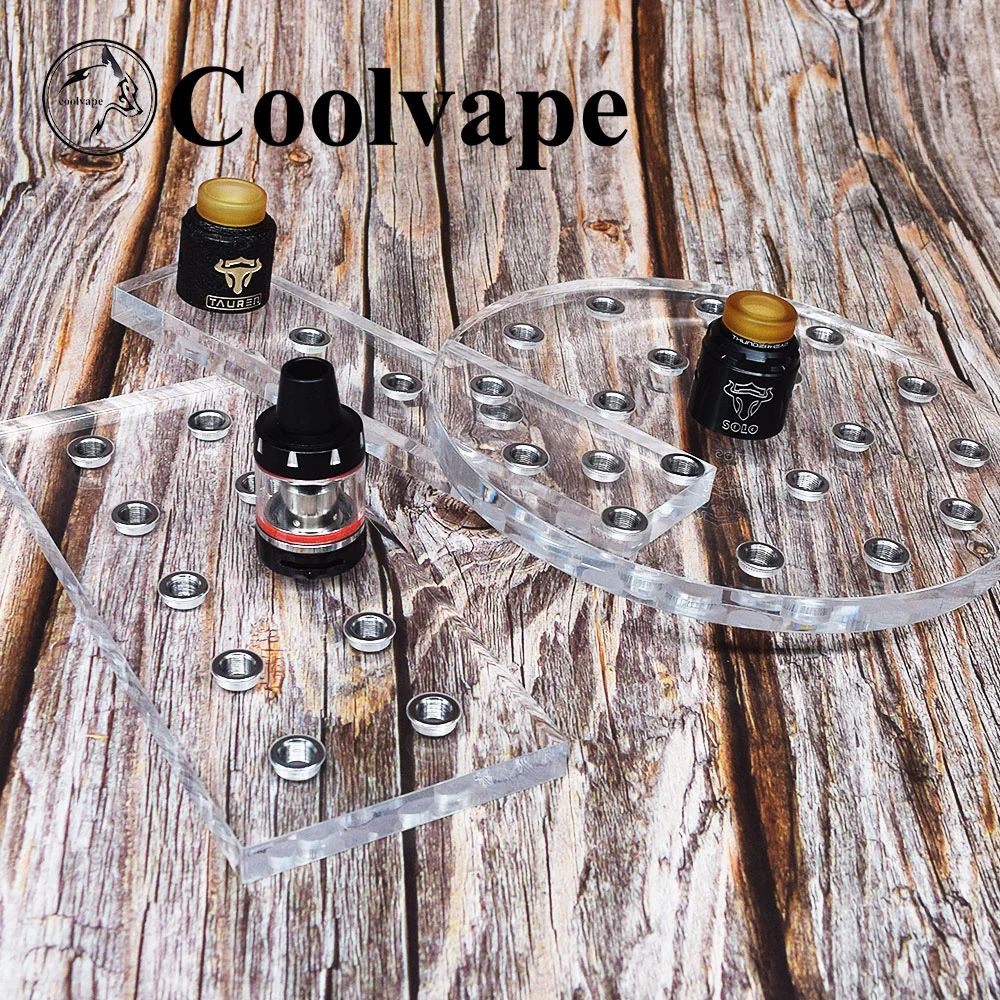 

Основание для резервуара 510 RDA, акриловый держатель для испарителя 510 rda rta, Атомайзеры для испарителя, для пользователей электронных сигарет, подставка для резервуара «сделай сам»
