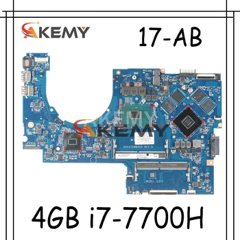 

Laptop motherboard DAG37DMBAD0 G37D For HP for PAVILION 17-AB 17-W series motherboard 915550-601 with 1050Ti 4GB i7-7700H