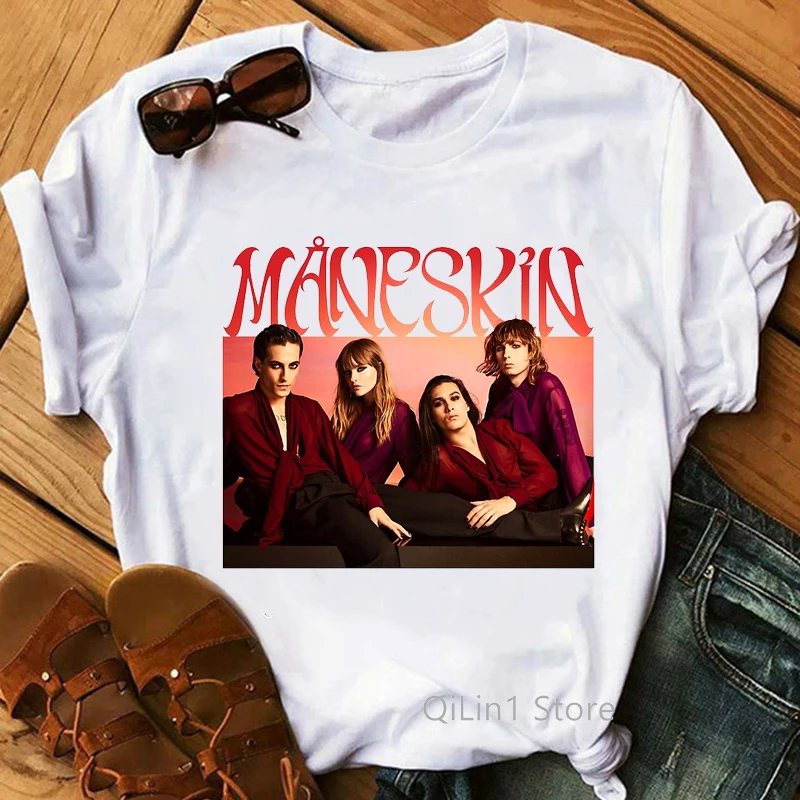 maneskin tシャツ Maneskin T-Shirt, Maneskin Shirt, Måneskin Rock Band Shirt