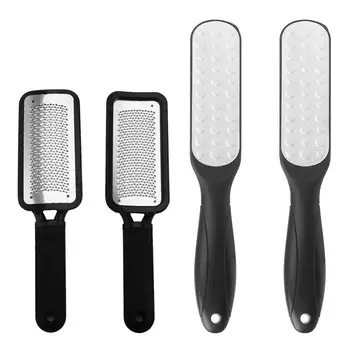 

1 Bag/4pcs Multifunctional Foot File Stainless Steel Foot Exfoliator Grinder Dead Skin Callus Remover for Man Woman