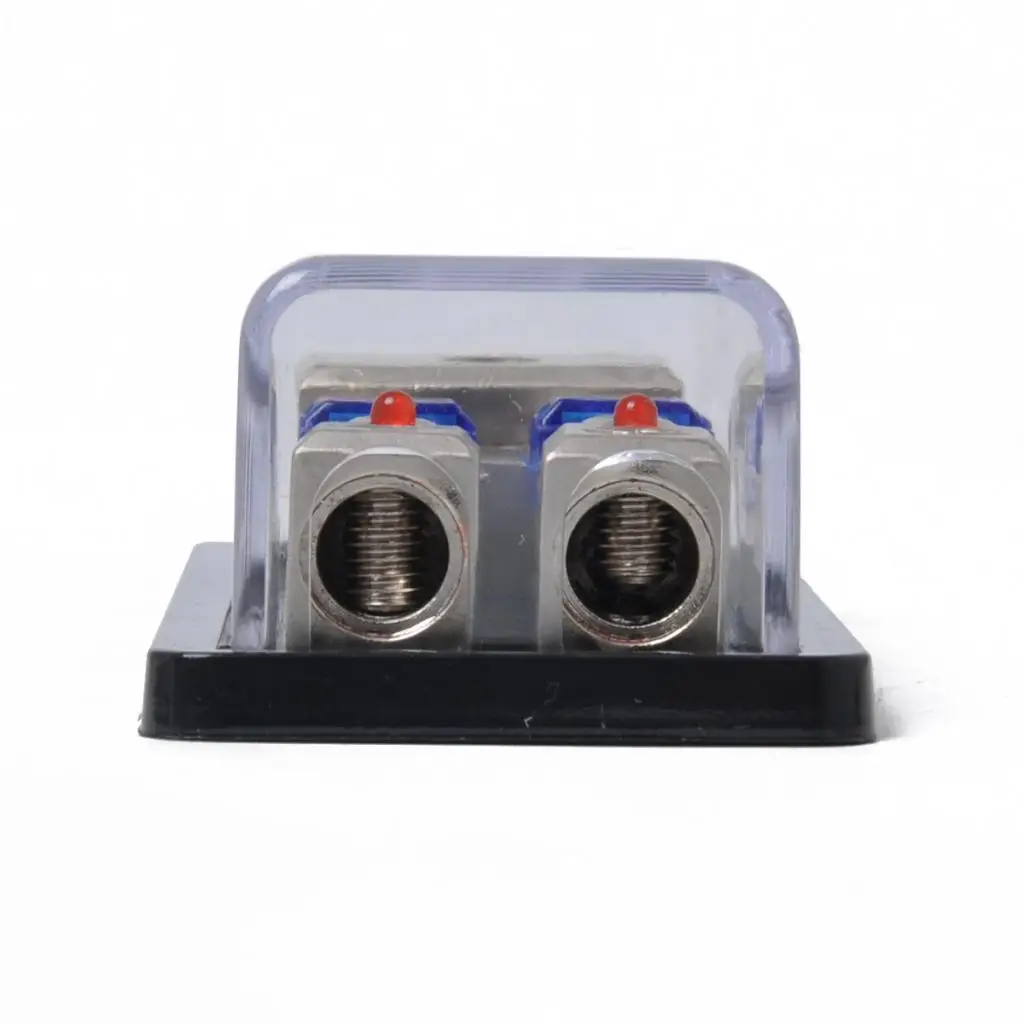 

Car Boat 2 Way Fuse Holder Box Block Case (2x60A ANL Fuse Included )