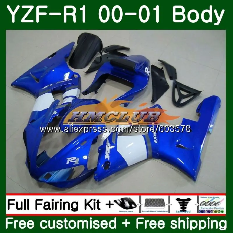Средства ухода за кожей для YAMAHA YZF 1000 R 1 YZF-1000 2000 2001 рама, цвет: синий, 59CL. 9 YZF R1 00 01 YZF1000 YZF-R1 YZFR1 00 01 обтекатели - Цвет: No. 1