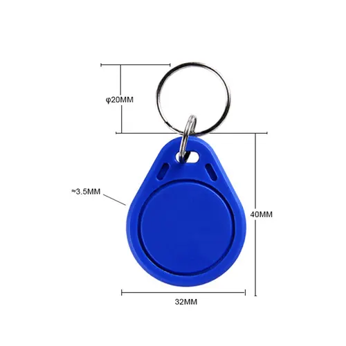 RFID 태그 M1 NFC 키 IC 카드 Uid 변경 가능한 토큰 출석 관리 키체인, ABS 방수 키포브 태그, 13.56Mhz, 5 개, 10 개 4