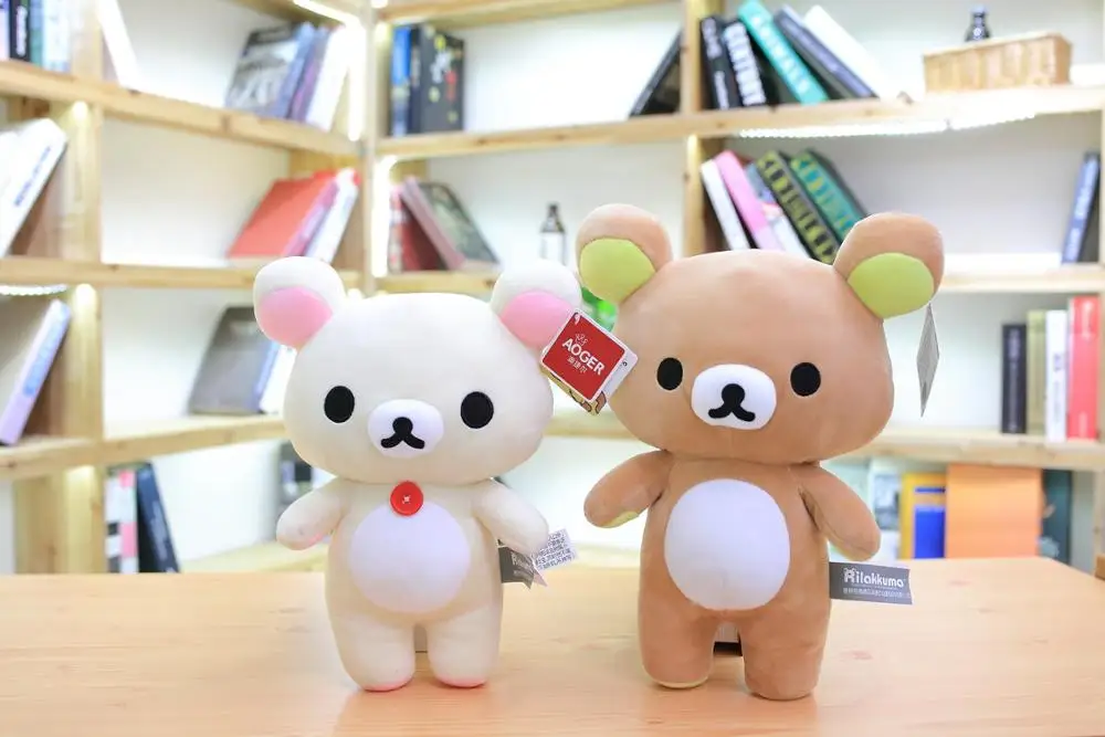 Новинка, Rilakkuma, плюшевые игрушки, Япония, аниме, медведь, набивка, kawaii, кукла животного, прекрасный подарок для детей, рождественский подарок, украшение