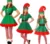 Family Matching Clothes Cosplay Costumes Father Mother Baby Children Kids Clothes Family Christmas Little Elf Play Costume - Цвет: ladies