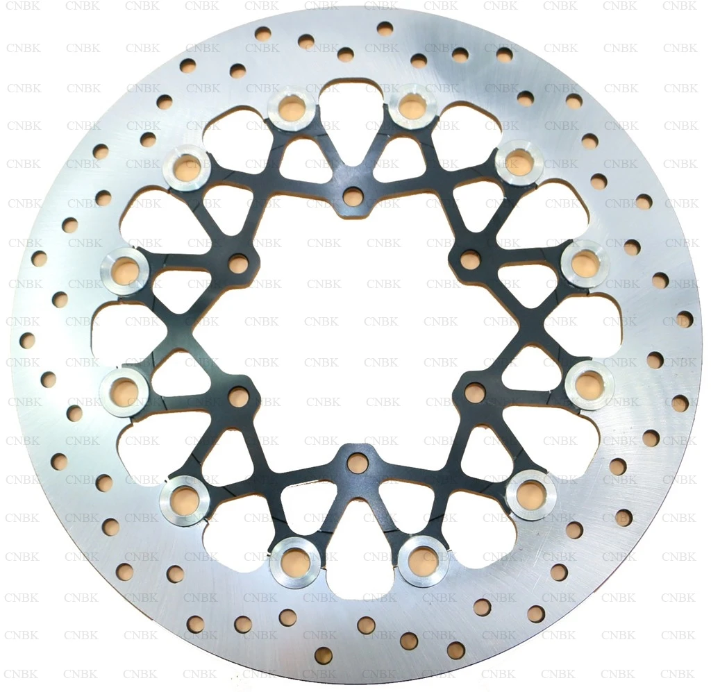 Front 1 Передний плавающий дисковый поддон тормозной ротор для SUZUKI Street Bike GSX-R GSXR GSX R 1000 K9 GSX-R1000 GSXR1000 2009-2011 2010 09 11 10 - Цвет: Front 1