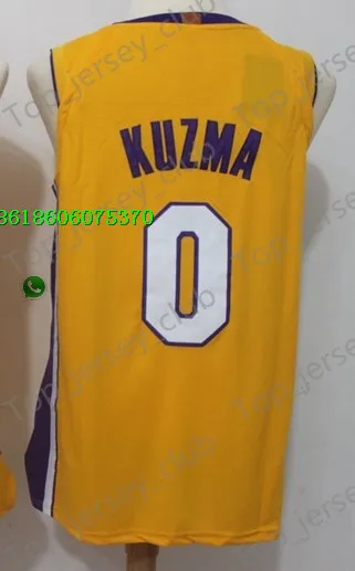 As photo Мужские baskeball Лос-Анджелеса Кайл Кузя Шорты Майки - Цвет: As photo