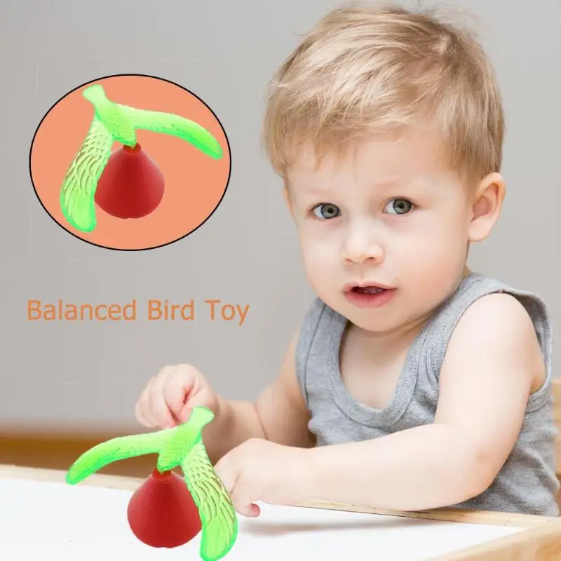

Kids Funny Toy Plastic Mini DIY Magic Balancing Bird Science Desk Toy Crafts Display Decor Children Gift Funny Amazing Toy