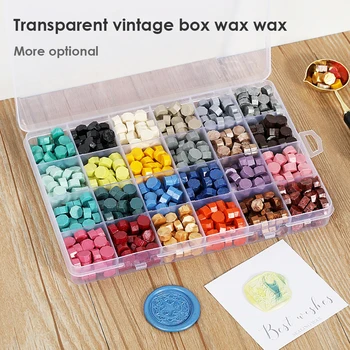 

600-700pcs Fire Painting Sealing Wax Pills Wax Seal Beads for Stamp Envelope Vintage Craft Decor Card Making Tools