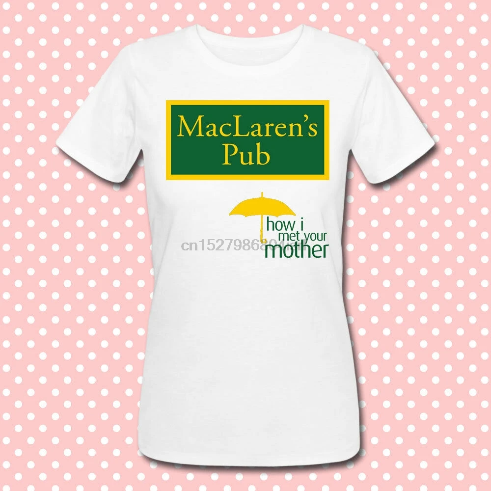 Футболка женская MacLarens Pub how I Met Your Mother inspired! ТВ серии! | Мужская одежда