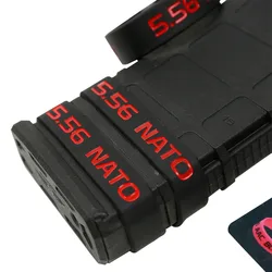 6 Pack Marquage Bande pour le Magazine ,223 REM 5.56 300 AAC BLK 7.62x35mm 300 Occultant Subsonique Magazine Marquage Bande 