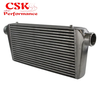 

Universal bar &plate Turbo Intercooler 27.5"x11.75"x3" Inlet,turbo front mount Racing Aluminum Intercooler 600x300x76mm