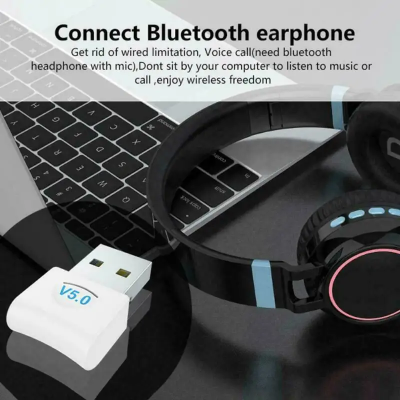 Музыкальный аудио приемник USB передатчик цифровые устройства адаптер Bluetooth 5,0