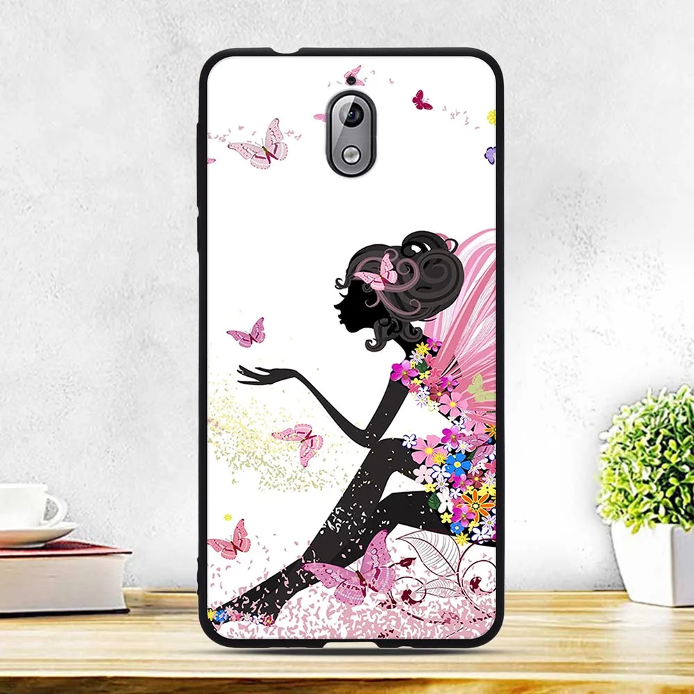 Для Nokia 3 чехол Nokia 3,1 Чехол Мягкий ТПУ с рисунком Мягкая силиконовая задняя крышка для Nokia 3,1 TA-1063 TA-1057 5," чехол для телефона s