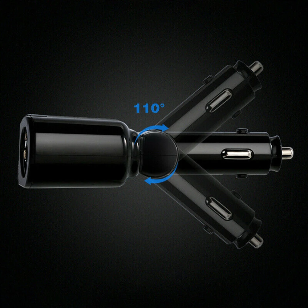 Автомобильное зарядное устройство 2 usb порта для iPhone XR Быстрая зарядка USB розетка для автомобильного прикуривателя Зарядное устройство разветвитель адаптер Быстрая Зарядка телефона