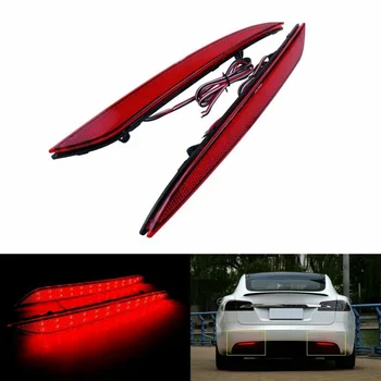 

Brake Rear Bumper Light Reflector LED Red Exterior Replacement 12V DC Set