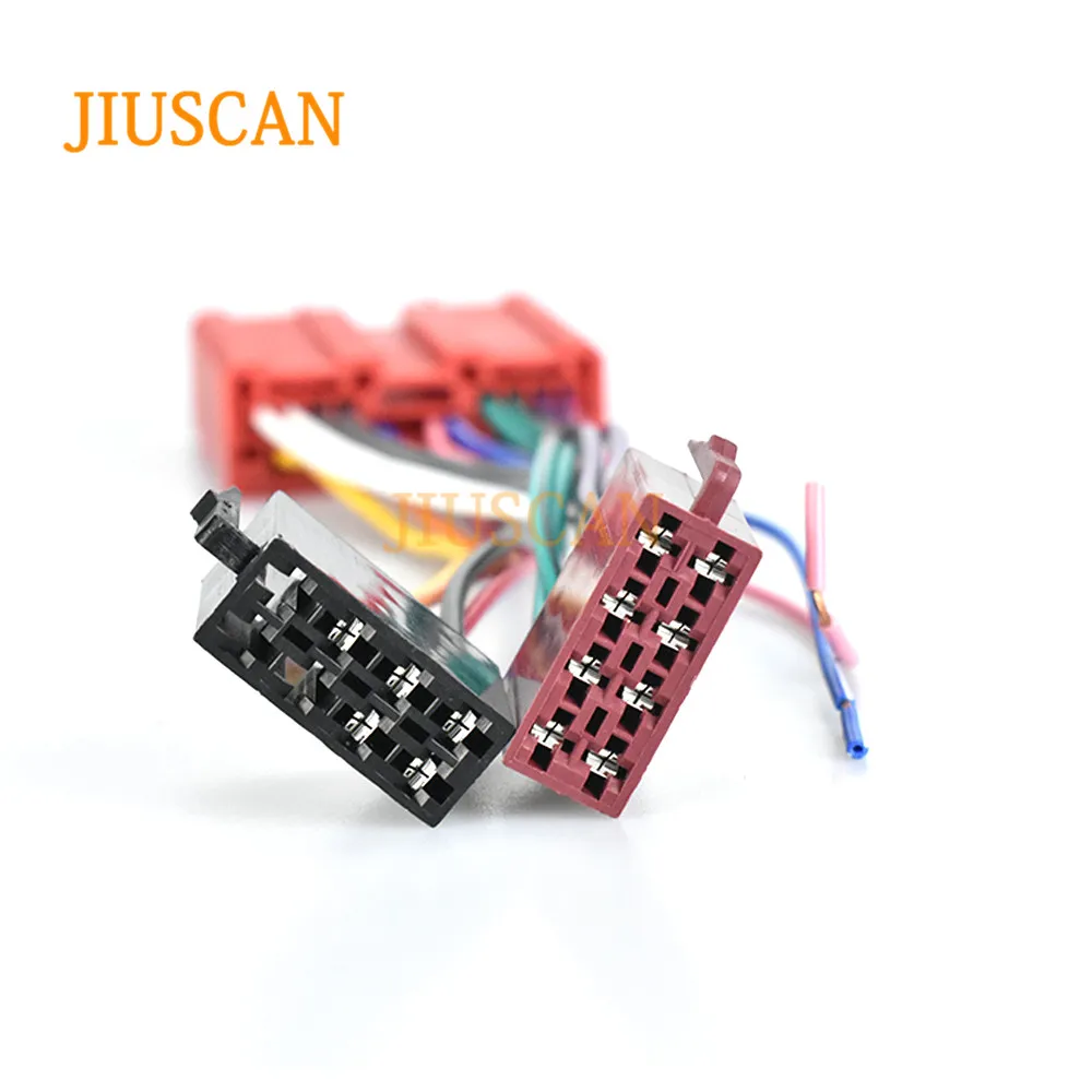 JIUSCAN 12-015 ISO стандартный жгут для автомобильной аудио установки(мощность и динамики
