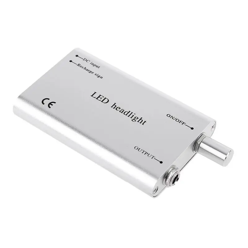 Koop Oplaadbare Portable 5W Koplamp met Filter voor Dental Loupe Dental Lab Medische Loupe Verrekijker Vergrootglas Chirurgische