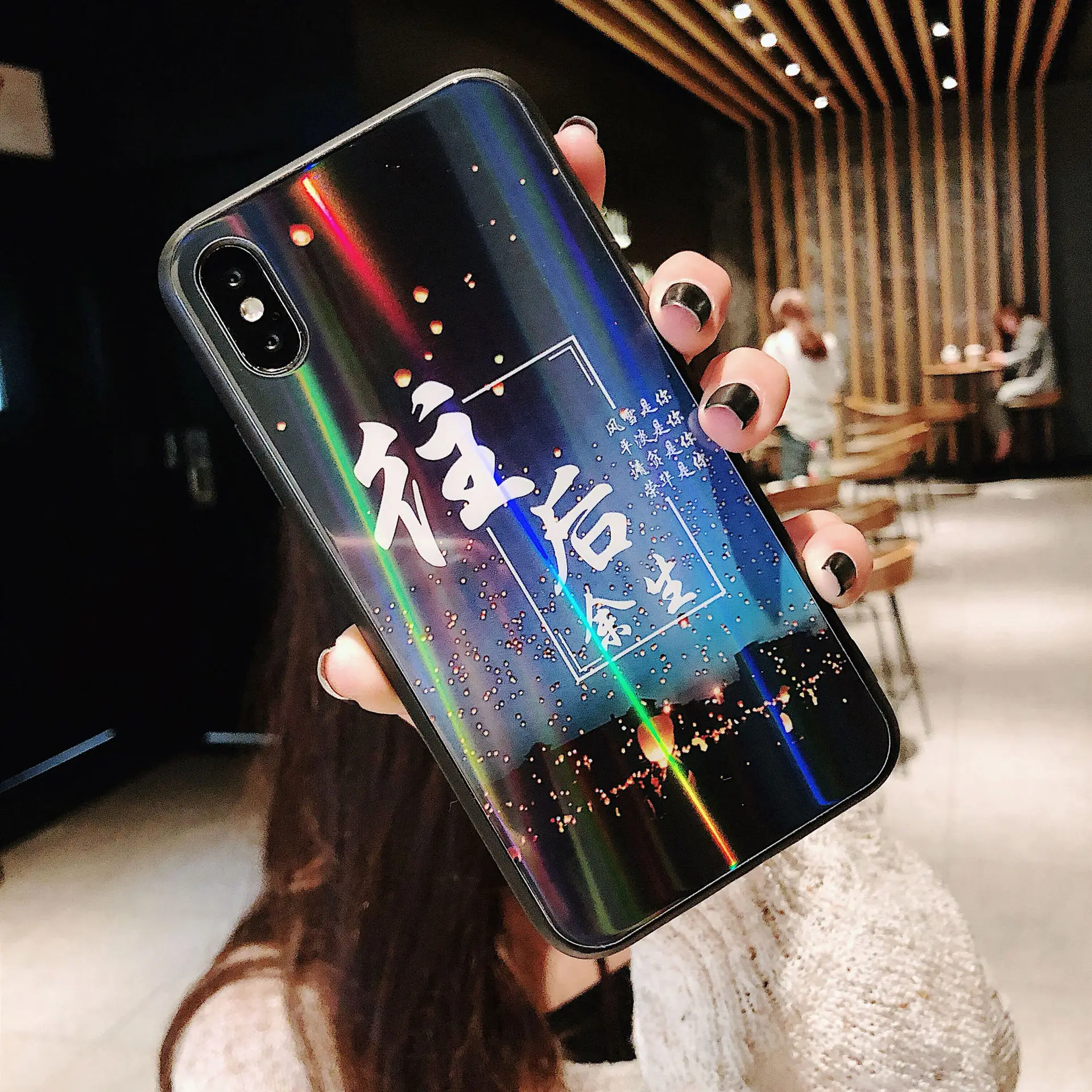 Чехол из закаленного стекла для iPhone 6, 6S Plus, X, XS, MAX, XR, роскошная жесткая задняя крышка, чехол для телефона s, для iPhone 7, 8 Plus, силиконовый бампер - Цвет: 7