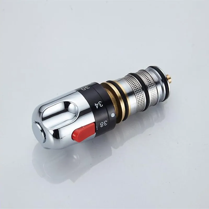 high quality second generation chrome plating thermostat faucet cartridge with filter screen