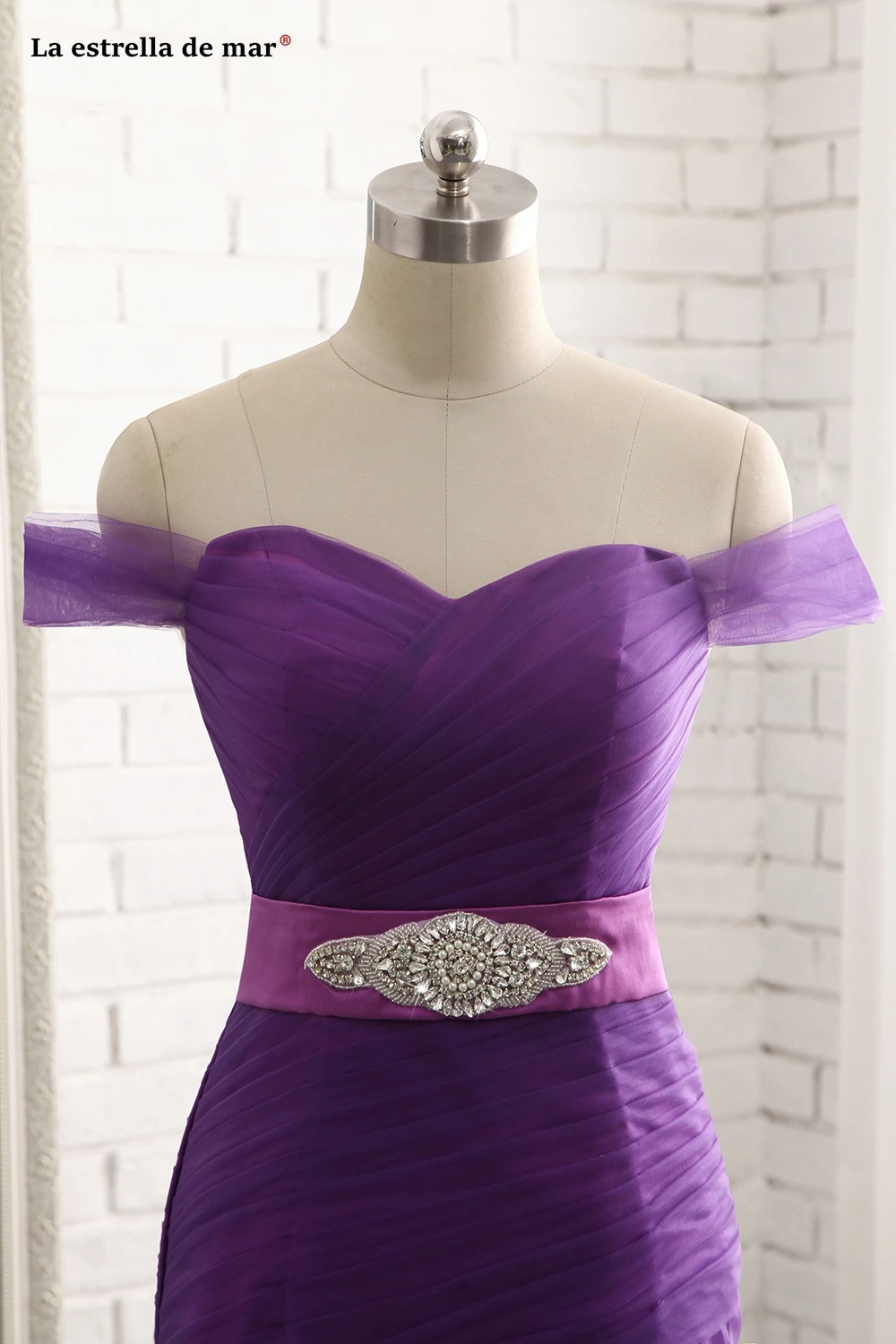 Vestido de festa новинка тюль Кристальный пояс сексуальное v образный вырез с открытыми
