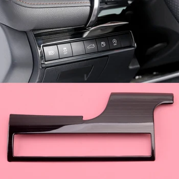 

Black Titanium Color Headlight Switch Frame Cover Trim Moulding Stainless Steel Fit for Toyota Camry 2018 2019 left hand drive