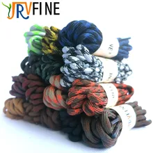 Спортивные круглые шнурки 120, 140 см, 160 см, диаметр 0,4 см, уличные волнистые текстурные шнурки для ботинок и походов, шнурки