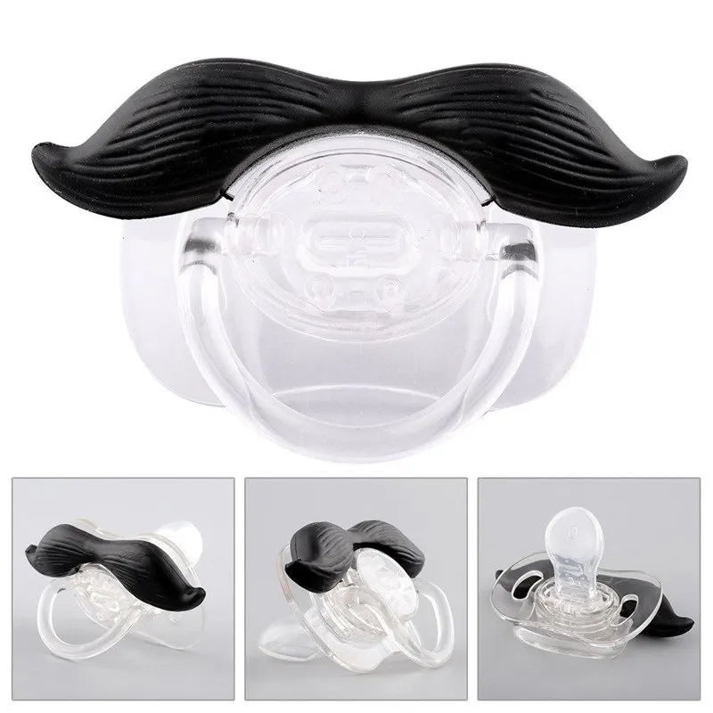 mustache pacifier