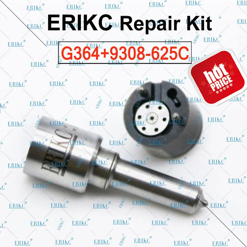 ERIKC сопло H364 G364 регулирующий клапан 9308-625C дизельный инжектор комплекты Overhual 7135-578