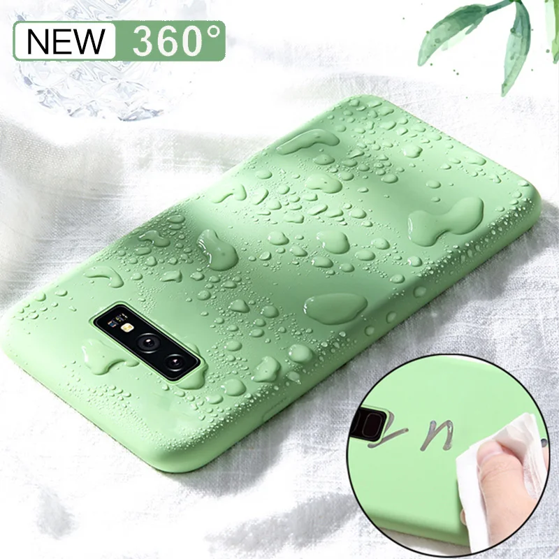 Жидкий силиконовый чехол для samsung Galaxy A10 A20 A30 A40 A50 A60 A70 A80 A90 M10 M20 M30 S10 S9 S8 плюс S10E Примечание 10 Pro
