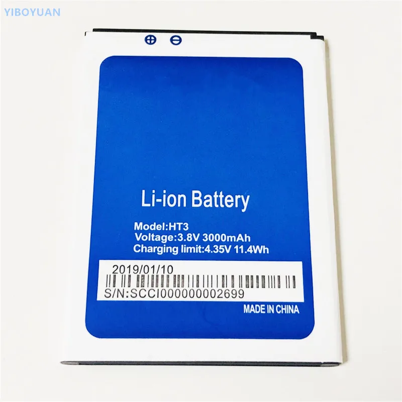 3,8 V 3000mAh для HOMTOM HT3 MT6580A HT3Pro MT6735 5," Батарея+ SS-C1 Зарядное устройство