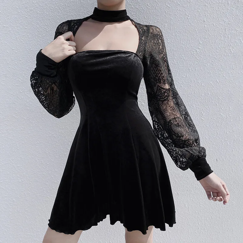 black dress fashion