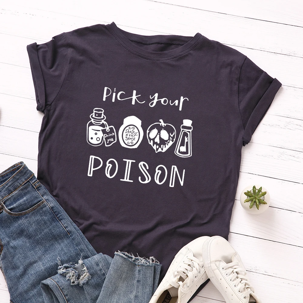 JFUNCY Plus Size Halloween Clothes Women T-shirts Female Short Sleeve Tee Tops Woman Casual Tshirt 2020 Summer Cotton T Shirt
