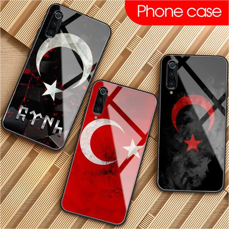 Turkey Turkish Flag Phone Case Tempered Glass For XiaoMi 8SE 6 8lite MIX2S Note 3 Redmi 7 5 4 6A 5Plus 4X | Мобильные телефоны и