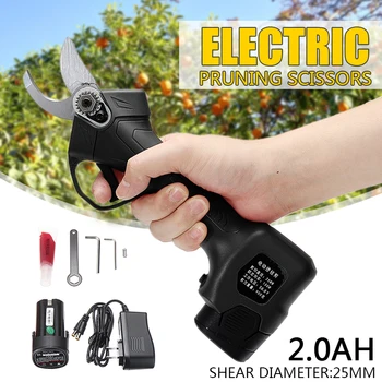

Electric Pruning Scissors Branch Cutter Trimmer 25mm Electric Garden Pruning Shears Pruner Scissors Tools