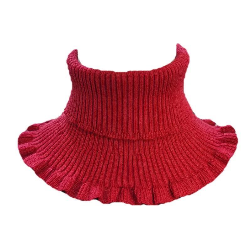 

Sitonjwly модный воротник-водолазка, искусственный воротник, нагрудники для телефона, съемный воротник, Шейная защита, оборки