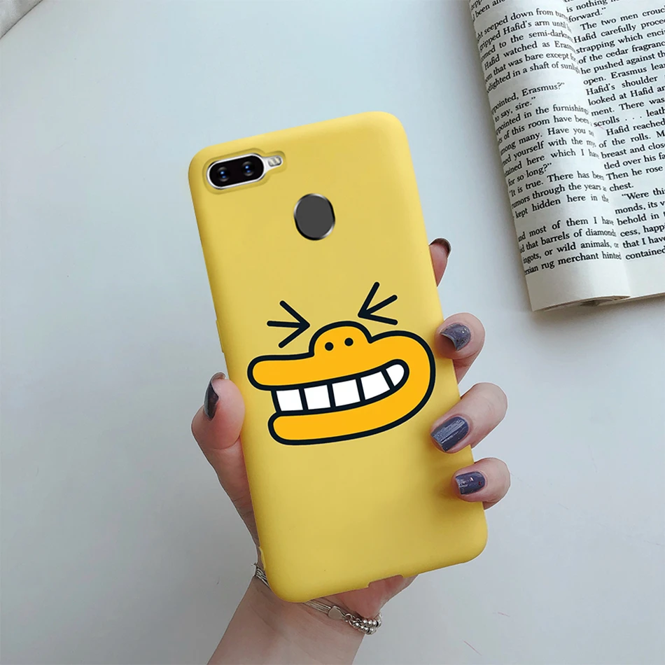 Candy Silicone Cartoon Case For OPPO A5S AX5S A7 2018 AX7 A7N A12 Back Cover Soft Love Heart Phone Cases For OPPO A 12 A 5S Case cases for oppo black