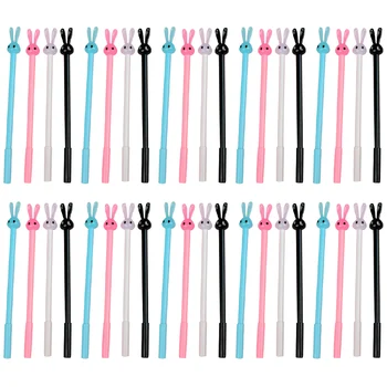 

40pcs Practical Exquisite Cartoon School Supplies Cartoon Stationery Roller Pen Sign Pen Fountain Pen for Students