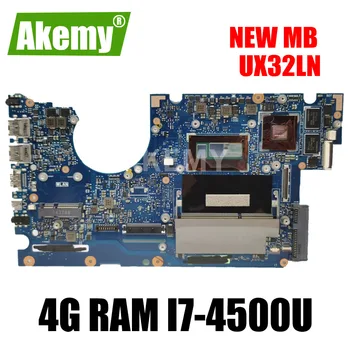 

Akemy UX32LN Laptop motherboard for ASUS UX32L UX32LN UX32LA-LN Mainboard w/ 4G RAM I7-4500U GT840M