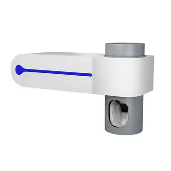 

Light Ultraviolet Toothbrush Sterilizer Toothbrush Holder Automatic Toothpaste Squeezers Dispenser Home Bathroom Set