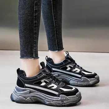 

Autumn new Korean Sneakers Women's casual wild Outdoor non-slip Wear resistant sports shoes Women's running shoes C35-28