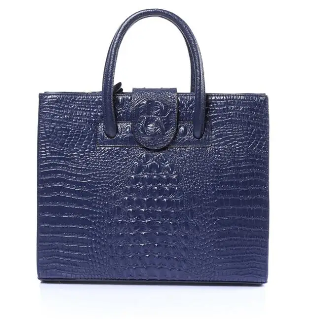Крокодил для женщин кожа сумки модные женские туфли сумка женская сумка на плечо Сумочка бренд портфель портфели - Цвет: as picture