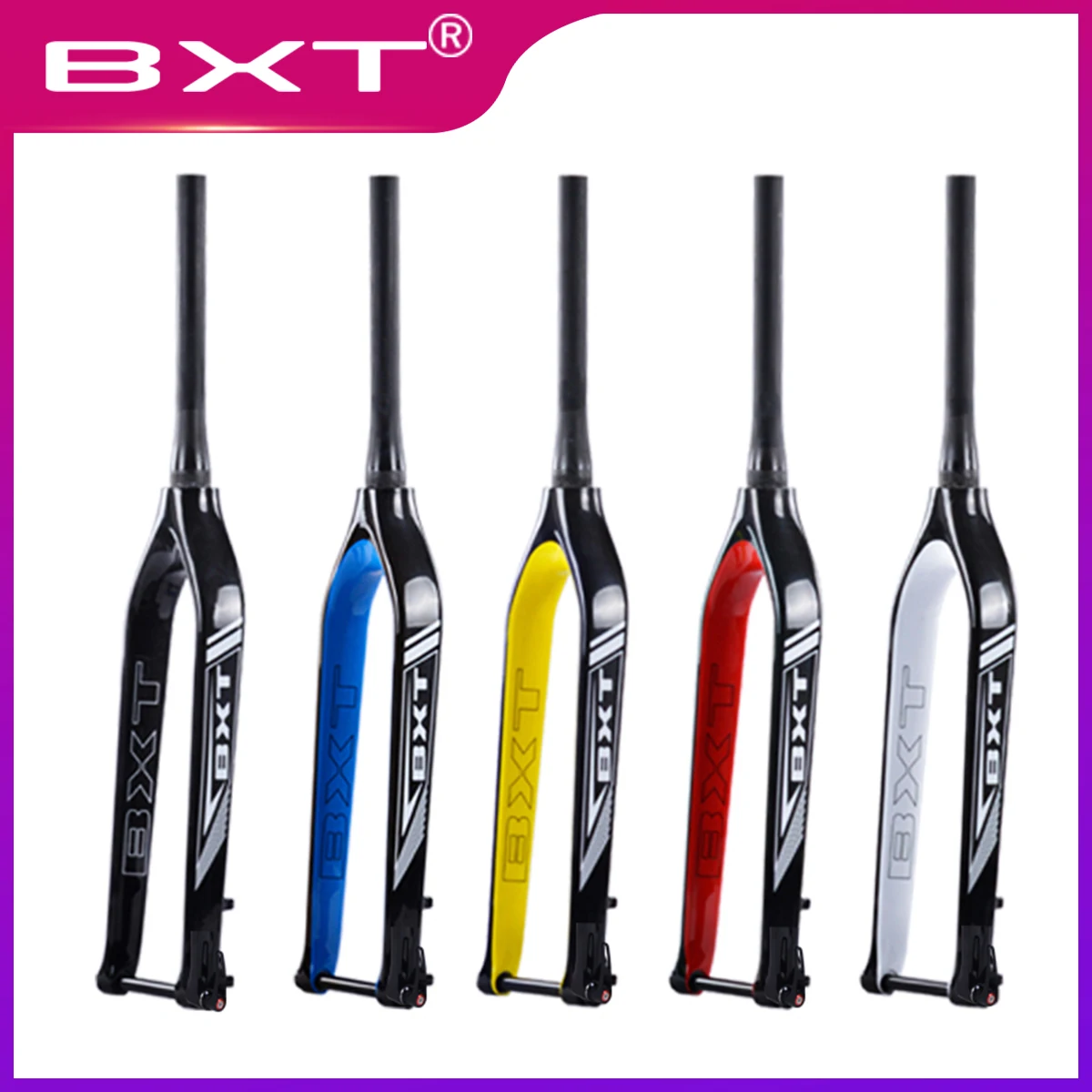 BXT новая Карбоновая вилка 29er MTB Велосипедная коническая через ось 15 мм горный