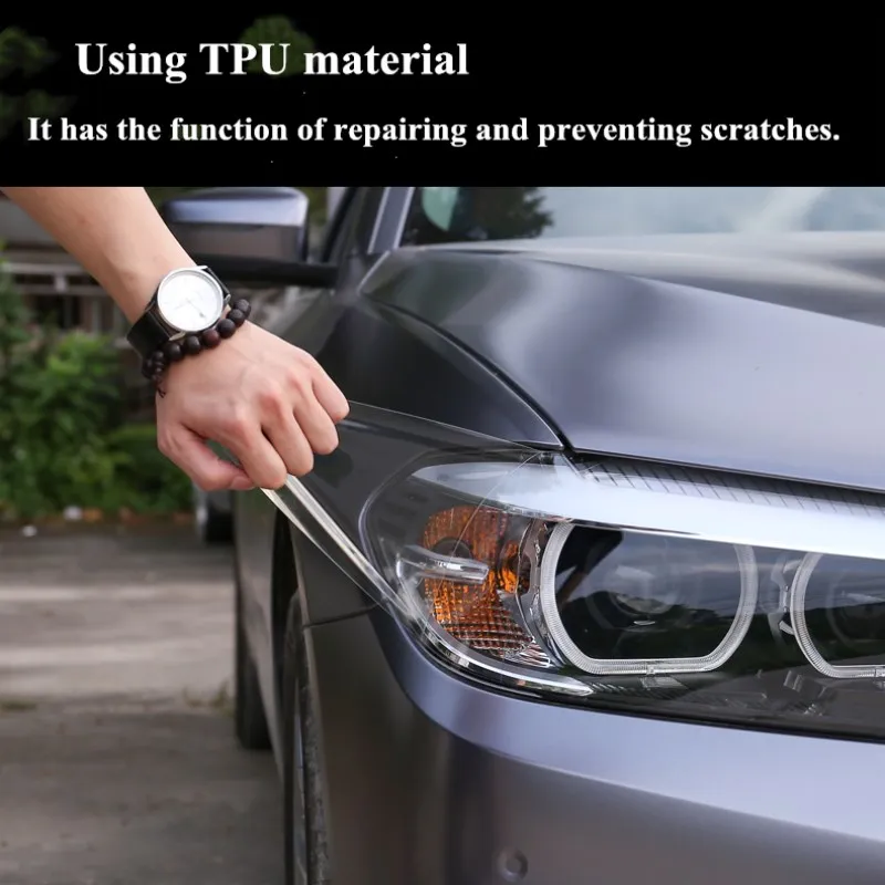 ТПУ стикеры фар защитный прозрачный восстановление Защитная пленка для BMW F30 F10 F25 X5 F15 X6 F16 G30 F25 F45 G11 G12
