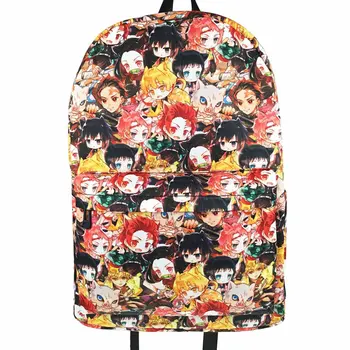 

2020 Hot Anime Demon Slayer Backpack Kimetsu No Yaiba USB Charge Knapsack Boys Girls School Backpack Men Women Traval Bag