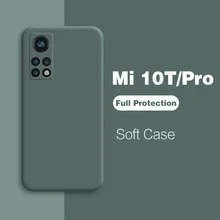 Mi 10t Pro mi10t mi 10 t pro lite 5G Case Liquid Silicone Camera Protection Cover 