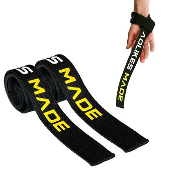 

1Pair Weight Lifting Hand Wrist Belt Unisex Gym Straps Weight Lifting Handwraps Body Building Grip Gloves